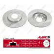 Jeu de 2 disques de frein avant ABE C3W012ABE - Visuel 1
