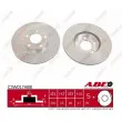Jeu de 2 disques de frein avant ABE C3W017ABE - Visuel 1