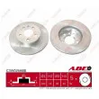 Jeu de 2 disques de frein avant ABE C3W026ABE - Visuel 1