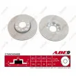 Jeu de 2 disques de frein avant ABE C3W040ABE - Visuel 1
