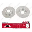 Jeu de 2 disques de frein avant ABE C3X028ABE - Visuel 1