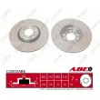 Jeu de 2 disques de frein avant ABE C3X035ABE - Visuel 1