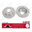 Jeu de 2 disques de frein avant ABE C3Y011ABE - Visuel 1