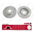 Jeu de 2 disques de frein avant ABE C3Y015ABE - Visuel 1