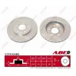 Jeu de 2 disques de frein avant ABE C3Y016ABE - Visuel 1