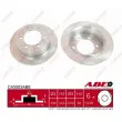 Jeu de 2 disques de frein arrière ABE C40003ABE - Visuel 1