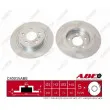 Jeu de 2 disques de frein arrière ABE C40015ABE - Visuel 1