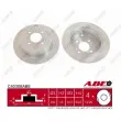 Jeu de 2 disques de frein arrière ABE C40308ABE - Visuel 1