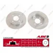 Jeu de 2 disques de frein arrière ABE C40312ABE - Visuel 1