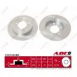 Jeu de 2 disques de frein arrière ABE C40318ABE - Visuel 1