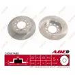 Jeu de 2 disques de frein arrière ABE C40507ABE - Visuel 1