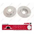 Jeu de 2 disques de frein arrière ABE C41025ABE - Visuel 1