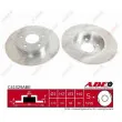 Jeu de 2 disques de frein arrière ABE C41029ABE - Visuel 1