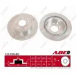Jeu de 2 disques de frein arrière ABE C41038ABE - Visuel 1