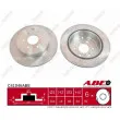 Jeu de 2 disques de frein arrière ABE C41046ABE - Visuel 1