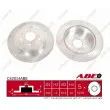 Jeu de 2 disques de frein arrière ABE C42014ABE - Visuel 1