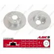 Jeu de 2 disques de frein arrière ABE C42015ABE - Visuel 1