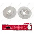 Jeu de 2 disques de frein arrière ABE C42016ABE - Visuel 1
