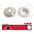 Jeu de 2 disques de frein arrière ABE C42043ABE - Visuel 1