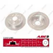 Jeu de 2 disques de frein arrière ABE C42071ABE - Visuel 1