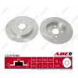 Jeu de 2 disques de frein arrière ABE C42079ABE - Visuel 1