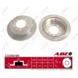 Jeu de 2 disques de frein arrière ABE C42080ABE - Visuel 1