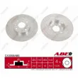 Jeu de 2 disques de frein arrière ABE C43008ABE - Visuel 1