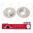 Jeu de 2 disques de frein arrière ABE C43018ABE - Visuel 1