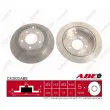 Jeu de 2 disques de frein arrière ABE C43022ABE - Visuel 1