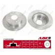 Jeu de 2 disques de frein arrière ABE C44024ABE - Visuel 1