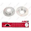 Jeu de 2 disques de frein arrière ABE C45008ABE - Visuel 1