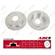 Jeu de 2 disques de frein arrière ABE C45023ABE - Visuel 1