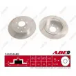 Jeu de 2 disques de frein arrière ABE C45024ABE - Visuel 1