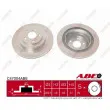 Jeu de 2 disques de frein arrière ABE C47004ABE - Visuel 1