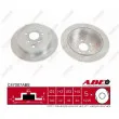 Jeu de 2 disques de frein arrière ABE C47007ABE - Visuel 1