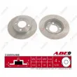 Jeu de 2 disques de frein arrière ABE C4A005ABE - Visuel 1