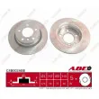 Jeu de 2 disques de frein arrière ABE C4B002ABE - Visuel 1