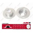 Jeu de 2 disques de frein arrière ABE C4B018ABE - Visuel 1