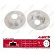 Jeu de 2 disques de frein arrière ABE C4B020ABE - Visuel 1