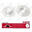 Jeu de 2 disques de frein arrière ABE C4B027ABE - Visuel 1