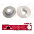 Jeu de 2 disques de frein arrière ABE C4C010ABE - Visuel 1