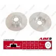 Jeu de 2 disques de frein arrière ABE C4D012ABE - Visuel 1