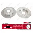 Jeu de 2 disques de frein arrière ABE C4G002ABE - Visuel 1