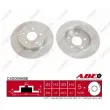Jeu de 2 disques de frein arrière ABE C4G009ABE - Visuel 1