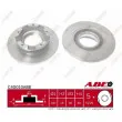 Jeu de 2 disques de frein arrière ABE C4G010ABE - Visuel 1