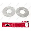 Jeu de 2 disques de frein arrière ABE C4G013ABE - Visuel 1