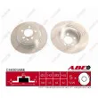 Jeu de 2 disques de frein arrière ABE C4K003ABE - Visuel 1