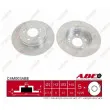 Jeu de 2 disques de frein arrière ABE C4M003ABE - Visuel 1