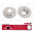 Jeu de 2 disques de frein arrière ABE C4M010ABE - Visuel 1