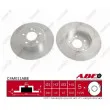 Jeu de 2 disques de frein arrière ABE C4M011ABE - Visuel 1
